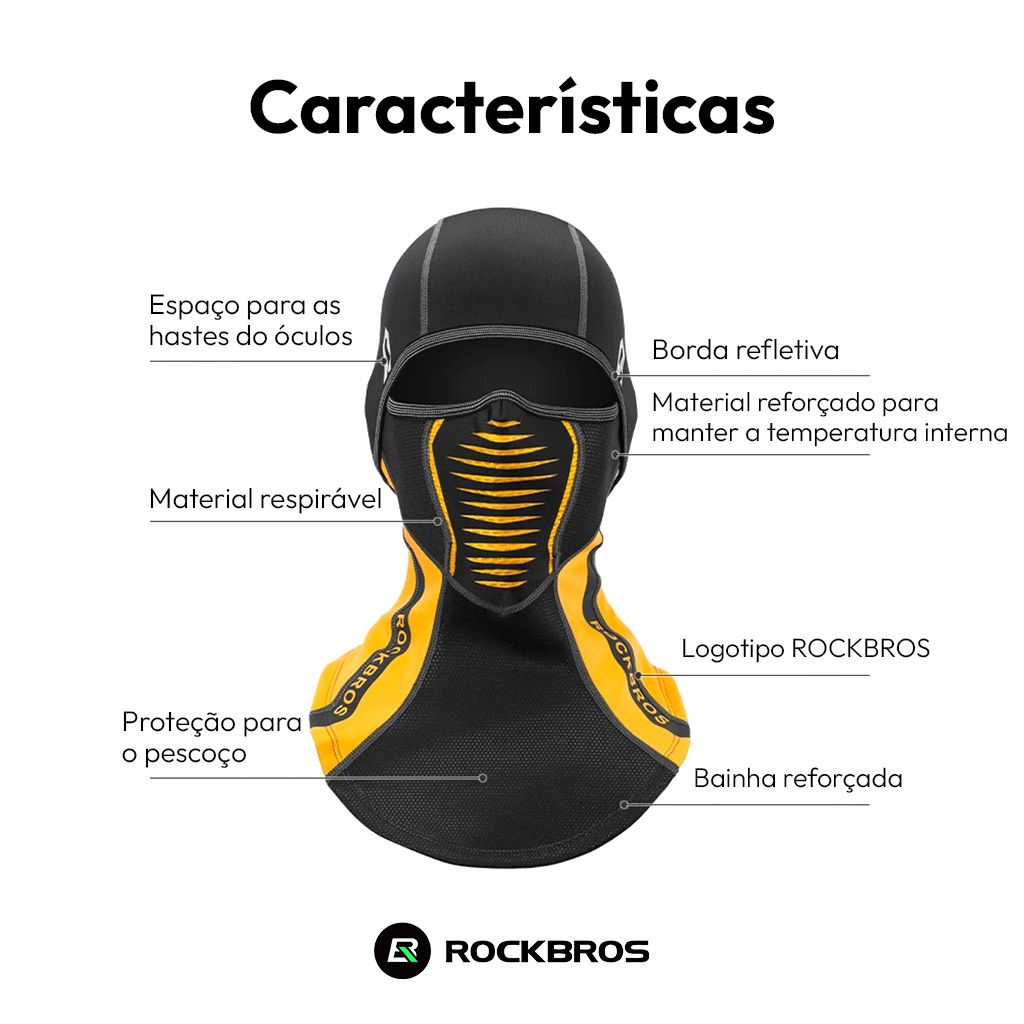 Balaclava ROCKBROS RockScorpion Características